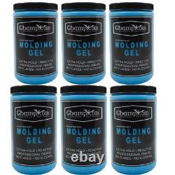 6 Jars CHAMPKOM Champion Heavyweight Molding Gel 32 oz Alcohol Free Non Flaking
