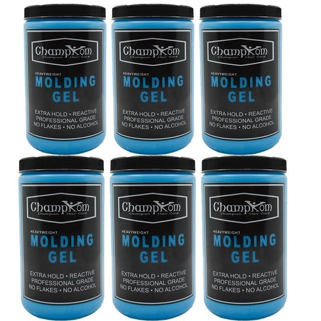 6 Jars Champkom Champion Heavyweight Molding Gel 32 Oz Alcohol Free Non Flaking