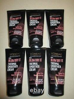 6 L'Oreal Paris Advanced Hairstyle BLOW DRY IT Thermal Smoother Cream 5.1 fl. Oz