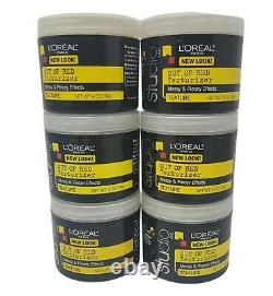 6 Pack Loreal Paris Studio Out of Bed Texturizer 4 oz Messy & Piecey Effects