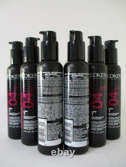 6 x Redken Satinwear 04 Thermal Smoothing Blow Dry Lotion 5 oz