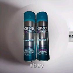 8 NEW Rave 4X Mega Hold Aerosol Hairspray with ClimaShield Scented 2 Unscented