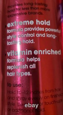 (8) Suave EXTREME HOLD # 10 Hairspray UNSCENTED For Hard To Hold Styles