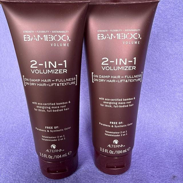 Alterna? Bamboo Volume 2 In 1 Volumizer 3.5fl. Oz X 2 No Parabens Volumizer