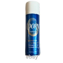 Adorn Hairspray Blue Can Frequent Use Vintage New Old Stock 7.5 oz (212g) 2011