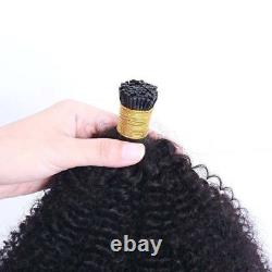 Afro Kinky Curly Coily iTip Microlinks Human Hair Extensions Hair Care Products