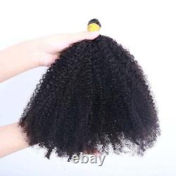 Afro Kinky Curly Coily iTip Microlinks Human Hair Extensions Hair Care Products