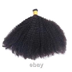 Afro Kinky Curly Coily iTip Microlinks Human Hair Extensions Hair Care Products