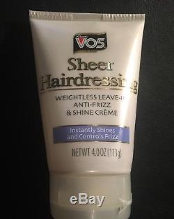 Alberto VO5 -SHEER HAIRDRESSING- Leave-In Conditioner (Anti-Frizz & Shine Cream)