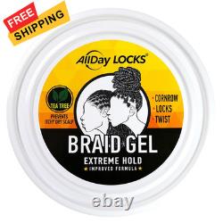 AllDay Locks Braid Gel (Bucket) Extreme Hold, High 64 Fl Oz (Pack of 1) AllDay Locks Braid Gel (Bucket) Extreme Hold, High 64 Fl Oz (Pack of 1)