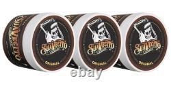 All-Day Shine Hair Pomade for Men 4oz Medium Hold, Easy Wash Out (3 Pack)