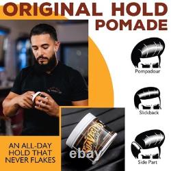 All-Day Shine Hair Pomade for Men 4oz Medium Hold, Easy Wash Out (3 Pack)