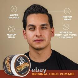 All-Day Shine Hair Pomade for Men 4oz Medium Hold, Easy Wash Out (3 Pack)