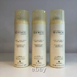 Alterna Bamboo Smooth Anti-Humidity Hair Spray Set of 3 7.5 oz each