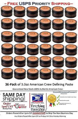 American Crew Defining Paste 3oz 36pk Bundle Free Same Day Priority Ship By 1CST