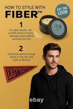American Crew Fiber Men Hair Gel Wax with High Hold and Low Shine (Pack of 6)