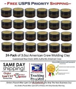 American Crew Molding Clay 3oz 24pk Bundle Free Same Day Priority Ship By 1CST