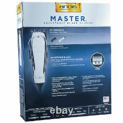 Andis Master Adjustable Blade Clipper with a BeauWis Blade Brush