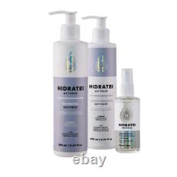 Antifrizz Home Care Hair Disciplining Frizz Control Kit Hidratei Cosmetics