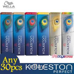 Any 30pcs Wella Koleston Perfect Permanent Hair Color Dye 60g