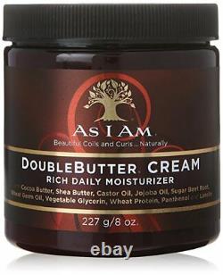 As I Am DoubleButter Rich Daily Moisturizer Cream, 8 oz (7 Pack)