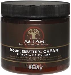 As I Am Double Butter Cream, 16 oz (Pack of 7)