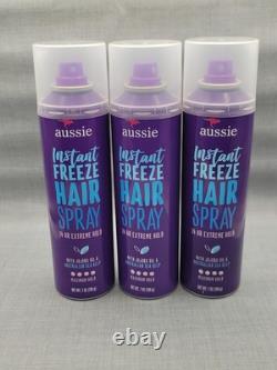 Aussie Instant Freeze Hairspray 24 Hour Extreme Hold 7 Oz. Pack of 3 Aussie Instant Freeze Hairspray 24 Hour Extreme Hold 7 Oz. Pack of 3
