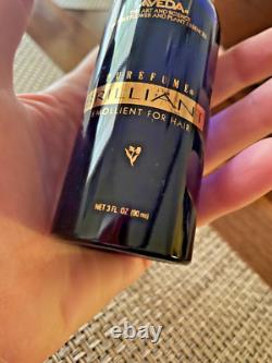 Aveda Original Purefume Brilliant Emollient For Hair Vintage Glass Bottle 3 oz