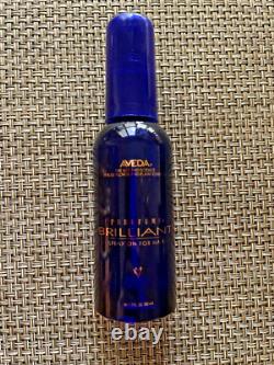 Aveda Original Purefume Brilliant Spray On For Hair Vintage Glass Bottle 3 oz