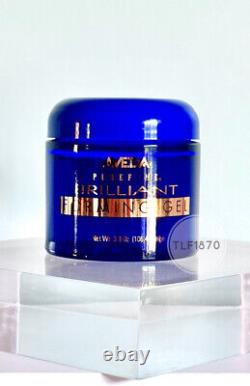 Aveda Purefume Brilliant Forming Gel 3.8 oz. Original Cobalt Blue GLASS Jar
