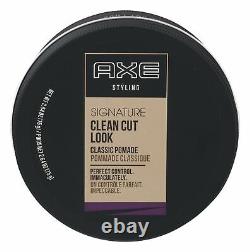 Axe Hair Styling Pomade Signature Clean Cut Look Medium Hold 2.64oz Pack of 12