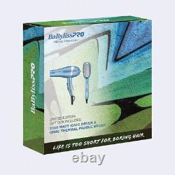 BaBylissPRO 2000 W Ionic Dryer (5548) & Ionic Thermal Paddle Brush (BP1UC)Combo