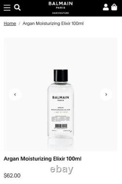 Balmain Hair Couture Bag + Leave In spray + Sun Protection + Argan Elixir $250