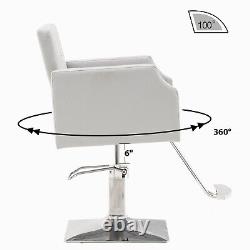 BarberPub Classic Salon Chair for Hair Stylist Hydraulic Barber Style Chair 8818