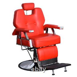 BarberPub Hydraulic Recline Barber Chair All Purpose Salon Beauty Spa Chair 2801
