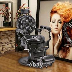 BarberPub Vintage Barber Chair All Purpose Hydraulic Recline Spa Equipment 2947