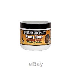 Barber Shop Aid Waving Butter Amazing Pomade Mega Thick For Hair & Scalp 4oz