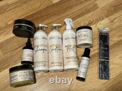 Bask & Lather MEGA Growth & Style Bundle + Free Edge Brush Hair Styling Set