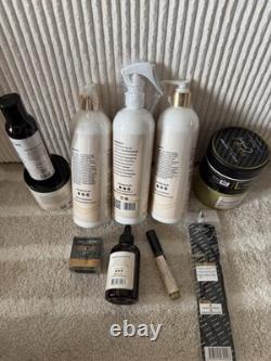 Bask & Lather MEGA Growth & Style Bundle + Free Edge Brush Hair Styling Set