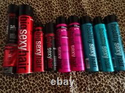 Big Sexy Vibrant Healthy Hair Lot Of 10 Full Size Shampoo Hairspray Conditioner