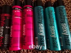 Big Sexy Vibrant Healthy Hair Lot Of 10 Full Size Shampoo Hairspray Conditioner