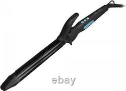 Bio Ionic 1.25 Ceramic Long Barrel Spring Hair Curling Iron, Black