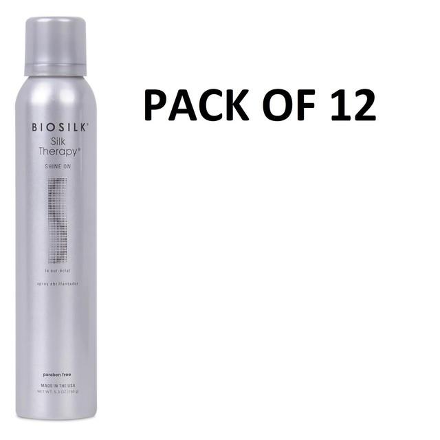 Biosilk Silk Therapy Shine On 5.3 Oz Pack Of 12