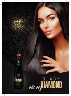 Black Diamond protein Hair Straightening Cream Formaldehyde-Free 1000 ml USA