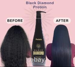 Black Diamond protein Hair Straightening Cream Formaldehyde-Free 1000 ml USA