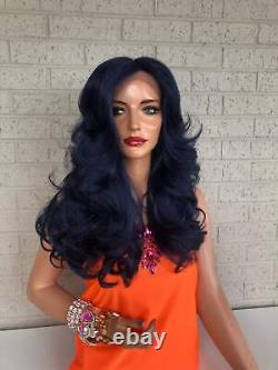 Blue Indigo Hair Wig with layers 419