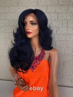 Blue Indigo Hair Wig with layers 419