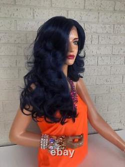 Blue Indigo Hair Wig with layers 419