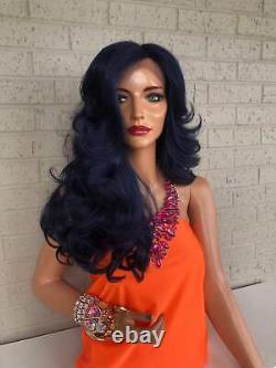 Blue Indigo Hair Wig with layers 419