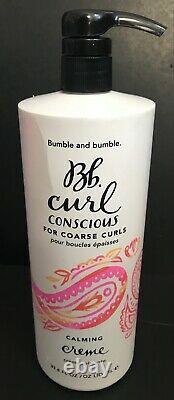 Bumble And Bumble Curl Conscious Calming Creme Cream For Coarse Curls 33.8 Fl Oz